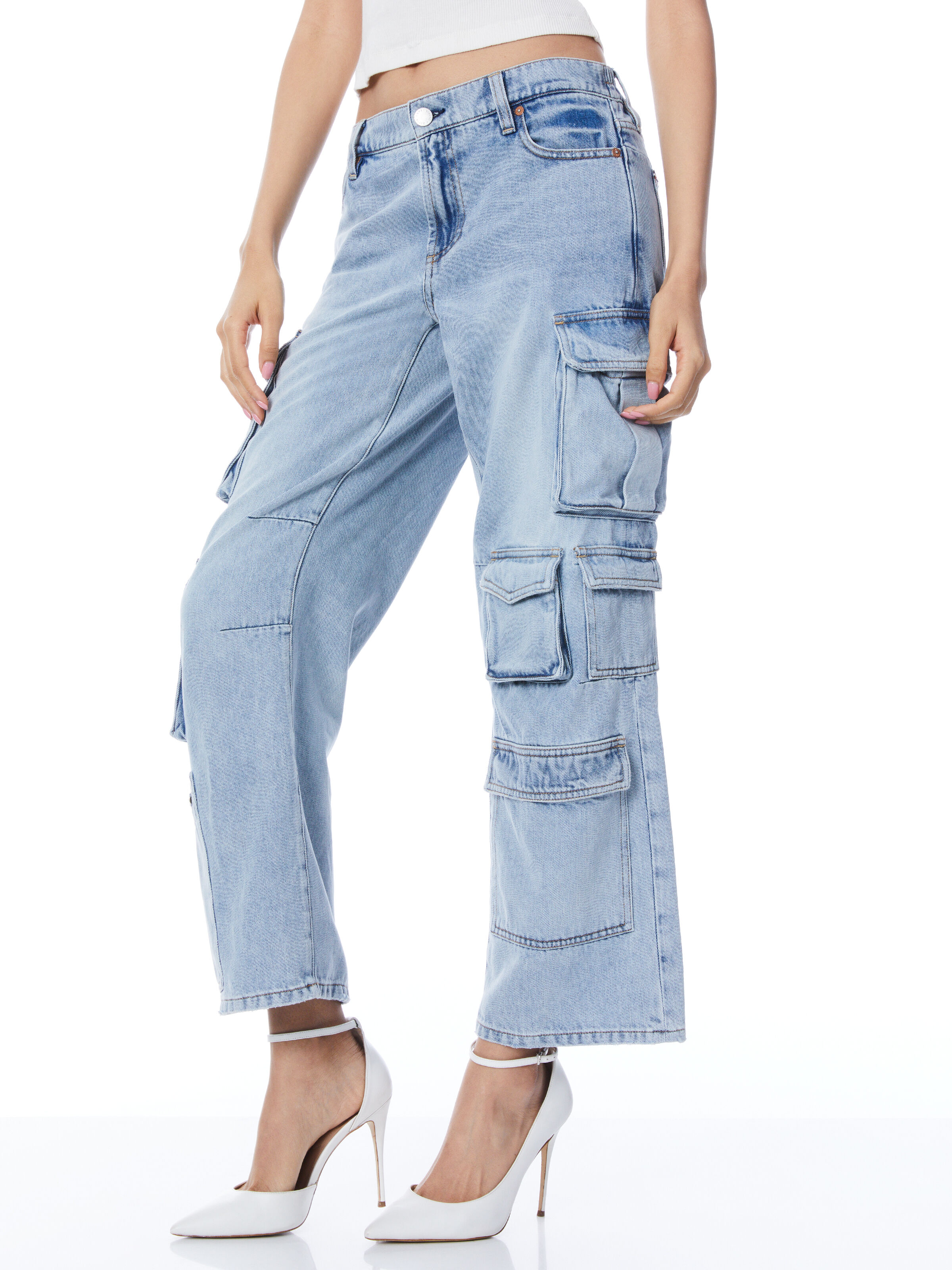 Alice and olivia cargo pants shop