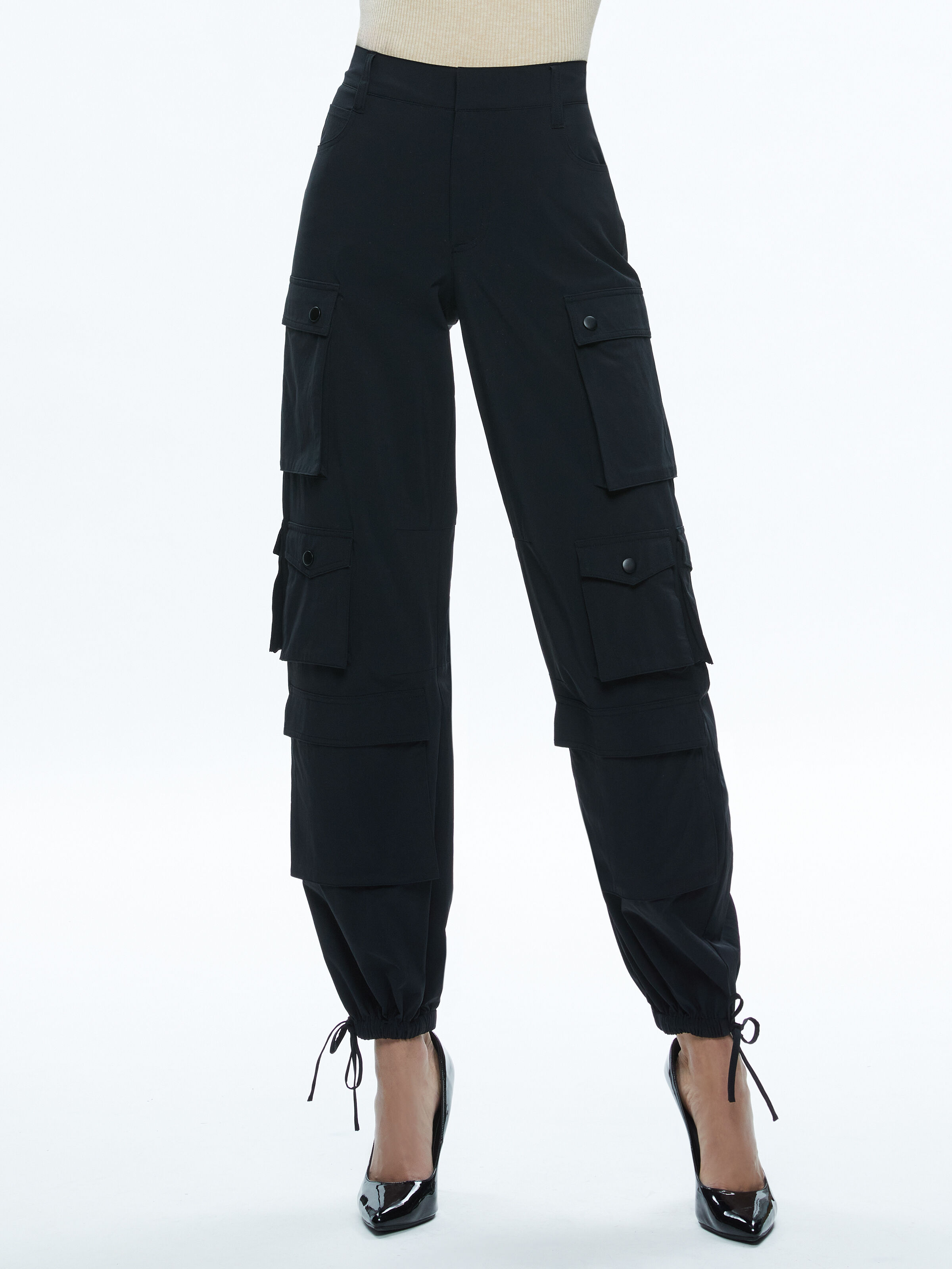 Designer cargo top joggers