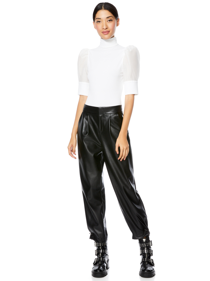 MCKAYLA TURTLENECK CROP TOP - OFF WHITE image 2 - Alice And Olivia