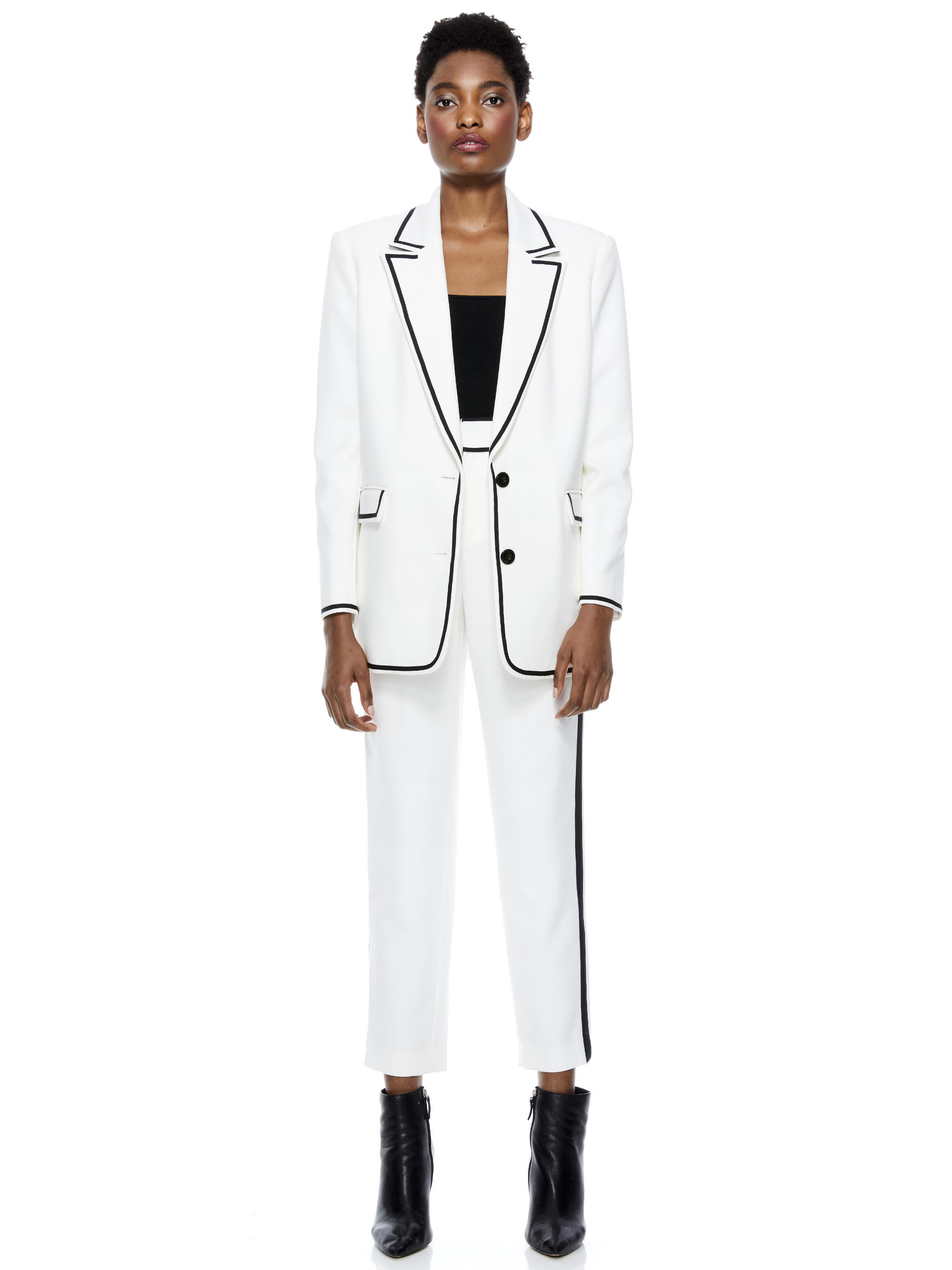 Elana Blazer Dark Brown main image 1