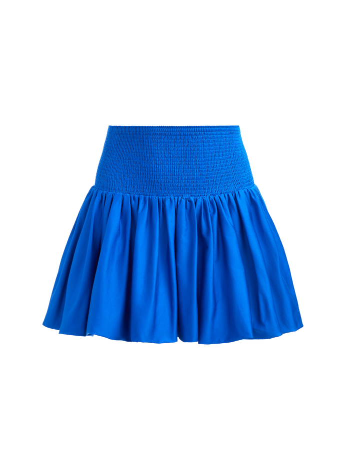 ARDEN DROP WAIST MINI SKIRT - TRUE BLUE image 5 - Alice And Olivia