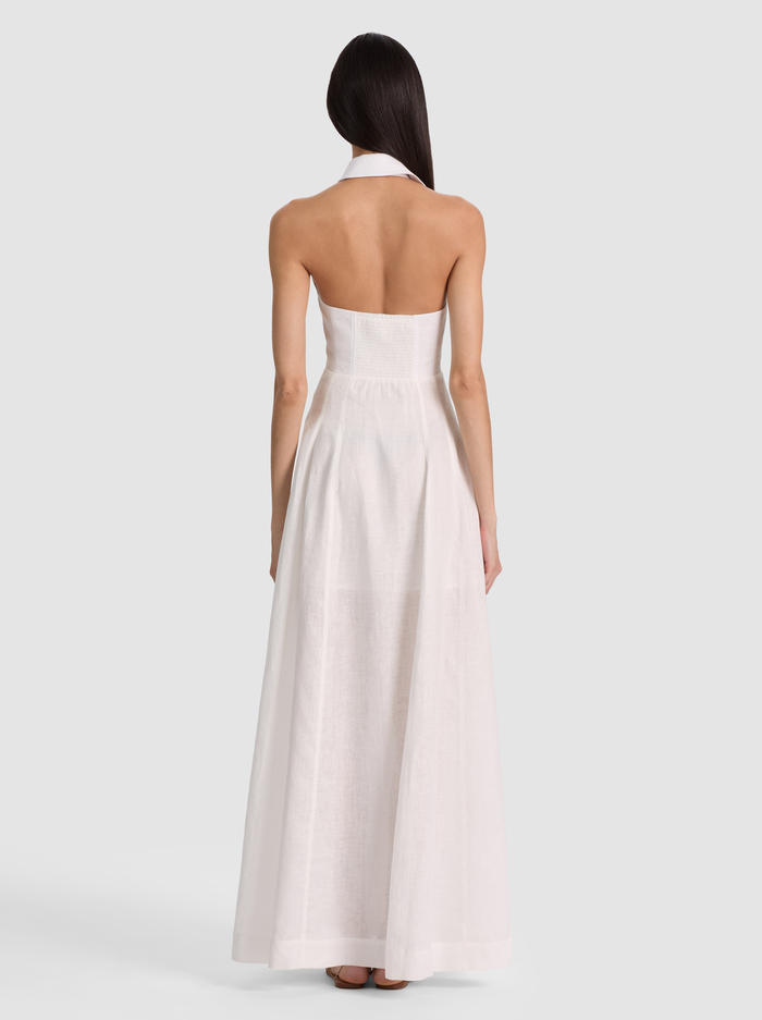 KENDALL LINEN MAXI DRESS - OFF WHITE image 3 - ALICE + OLIVIA