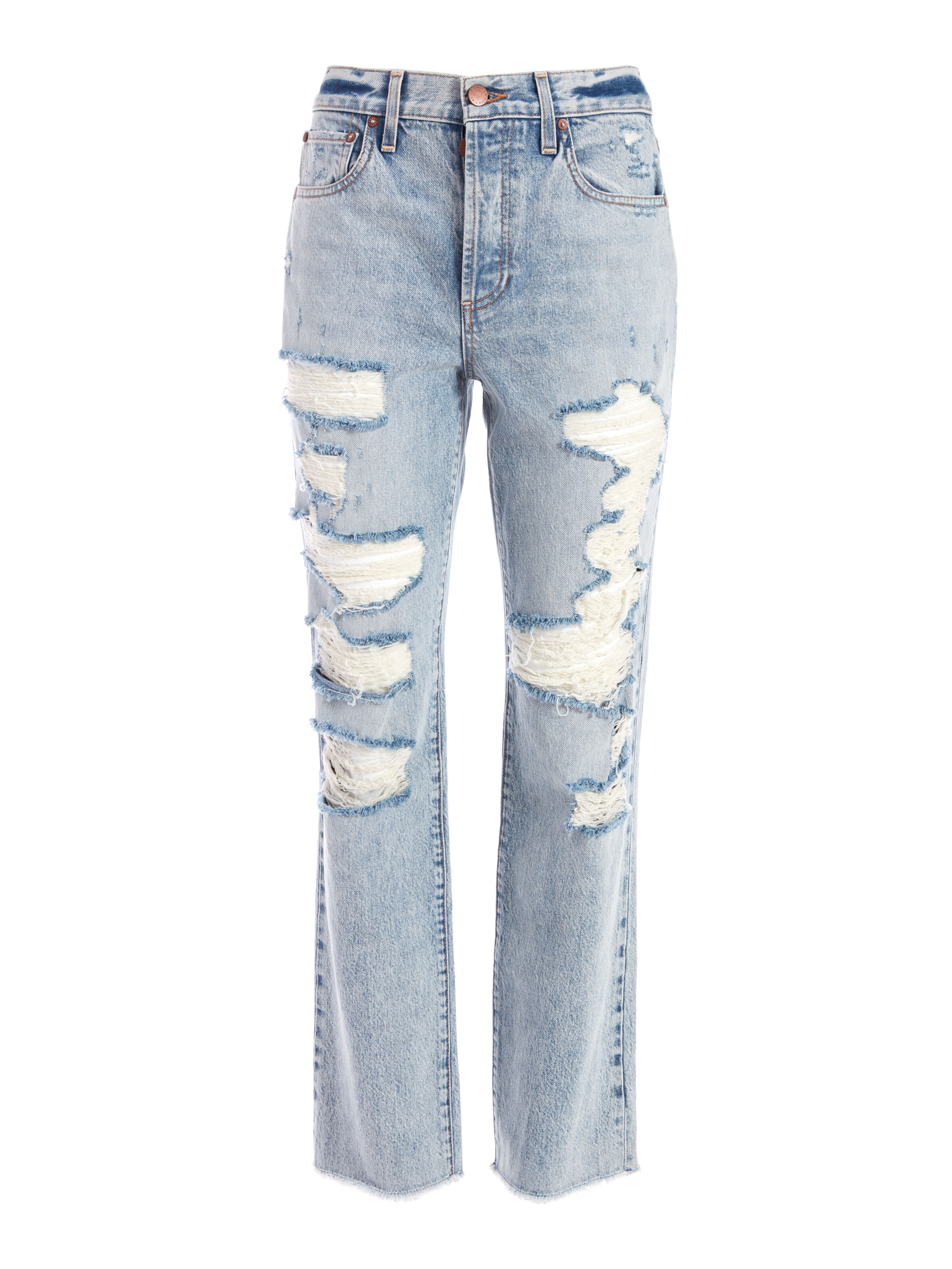 alice and olivia ripped jeans