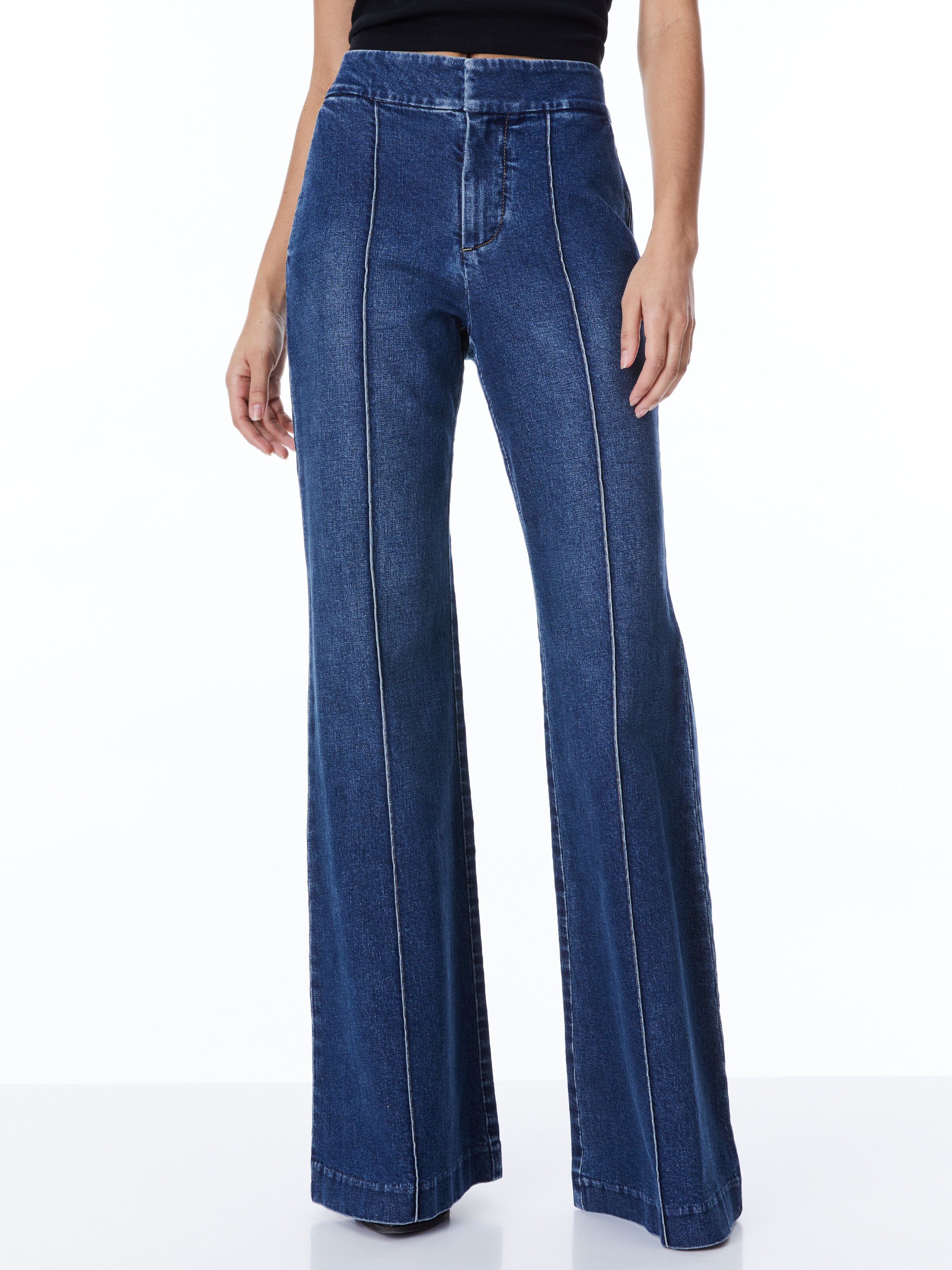 Alice and olivia dylan high waisted pants clearance