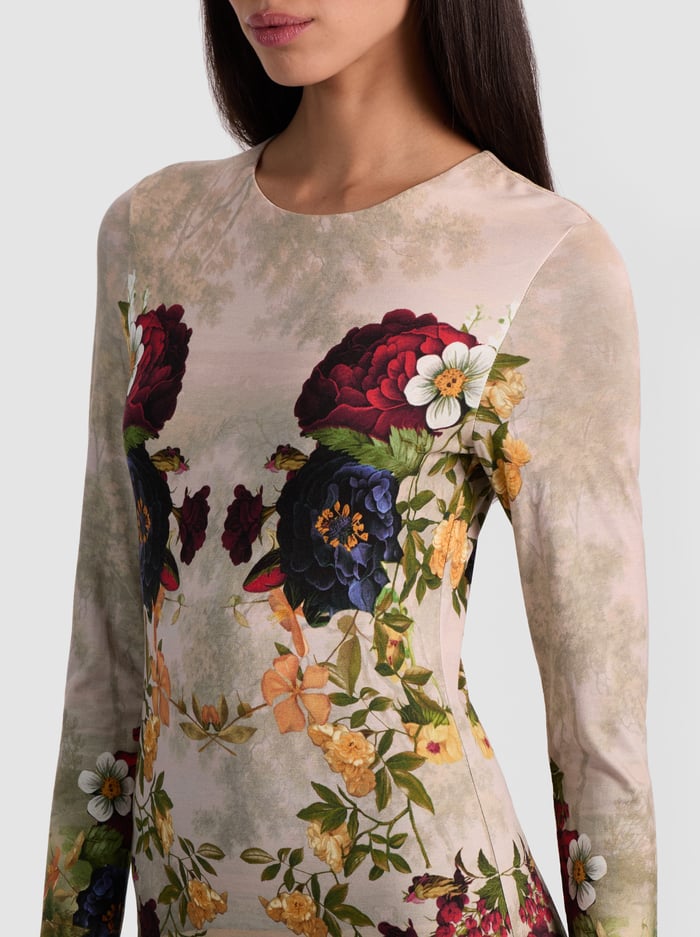 DELORA MAXI DRESS - FORBIDDEN FOREST image 1 - Alice And Olivia