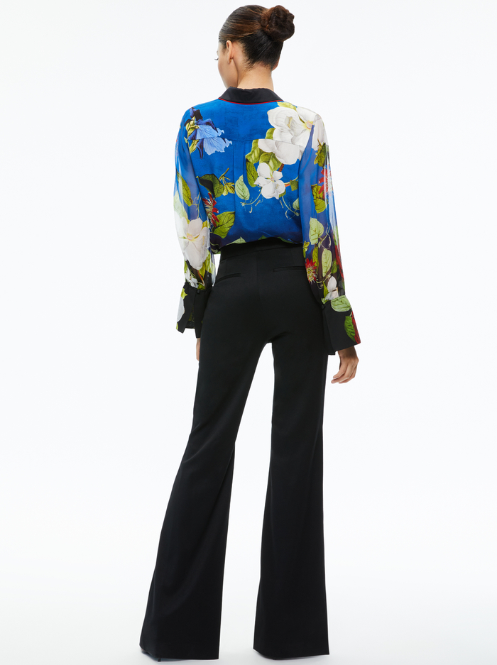 WAN BUTTON DOWN BLOUSE - LUNCH DATE image 1 - Alice And Olivia