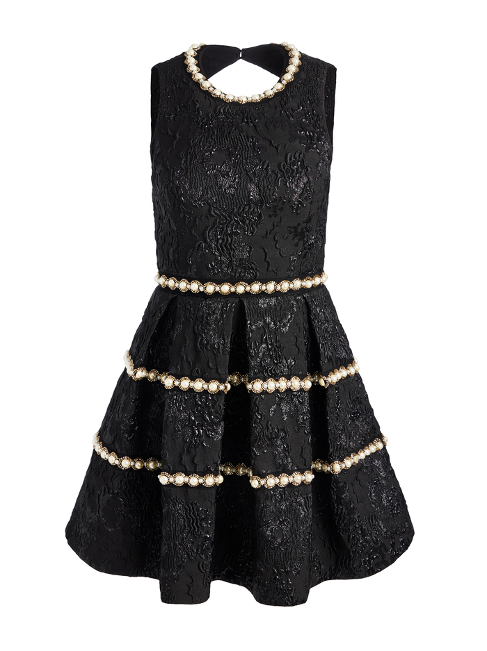 ALISTAIR MINI GOWN - BLACK image 5 - Alice And Olivia