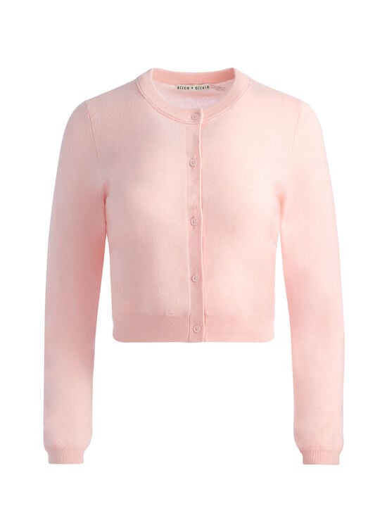 PINK BLOOM-DOLLIE CASHMERE CARDIGAN