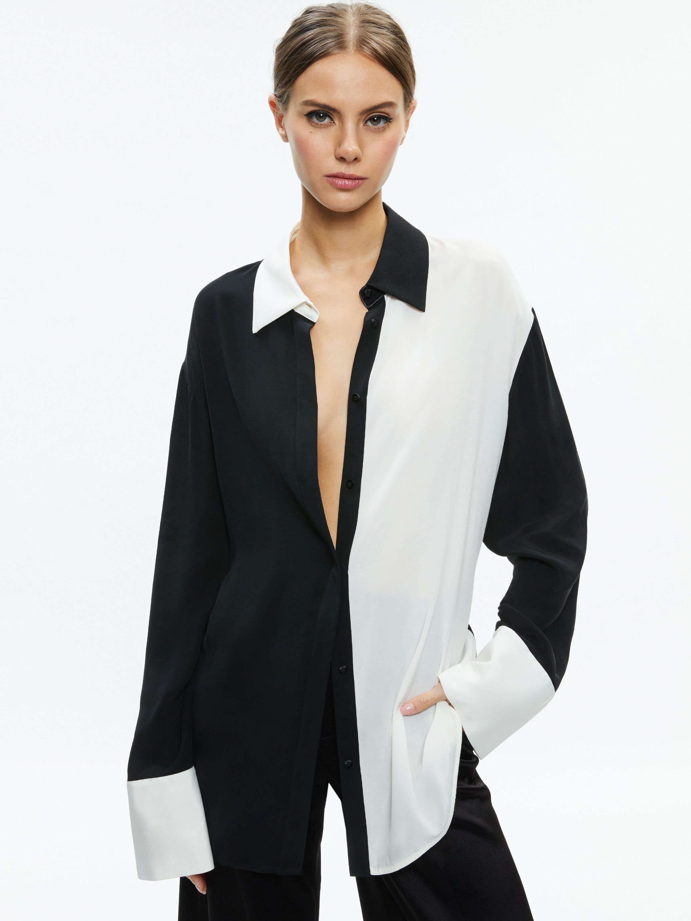 Off white button down shirt women's online
