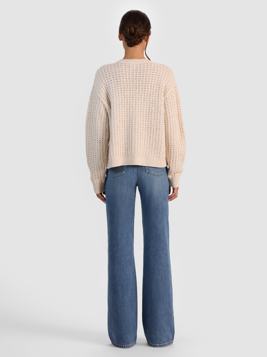 OATMEAL MARL-LIZA SPARKLE PULLOVER