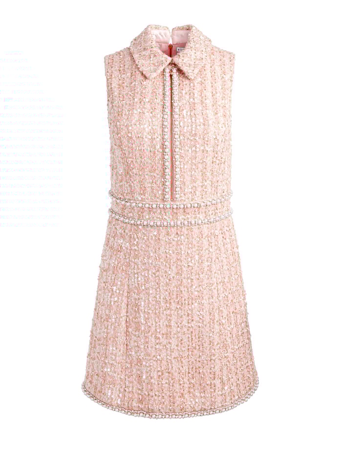 ELLIS MINI DRESS - PEARL BLUSH image 5 - Alice And Olivia