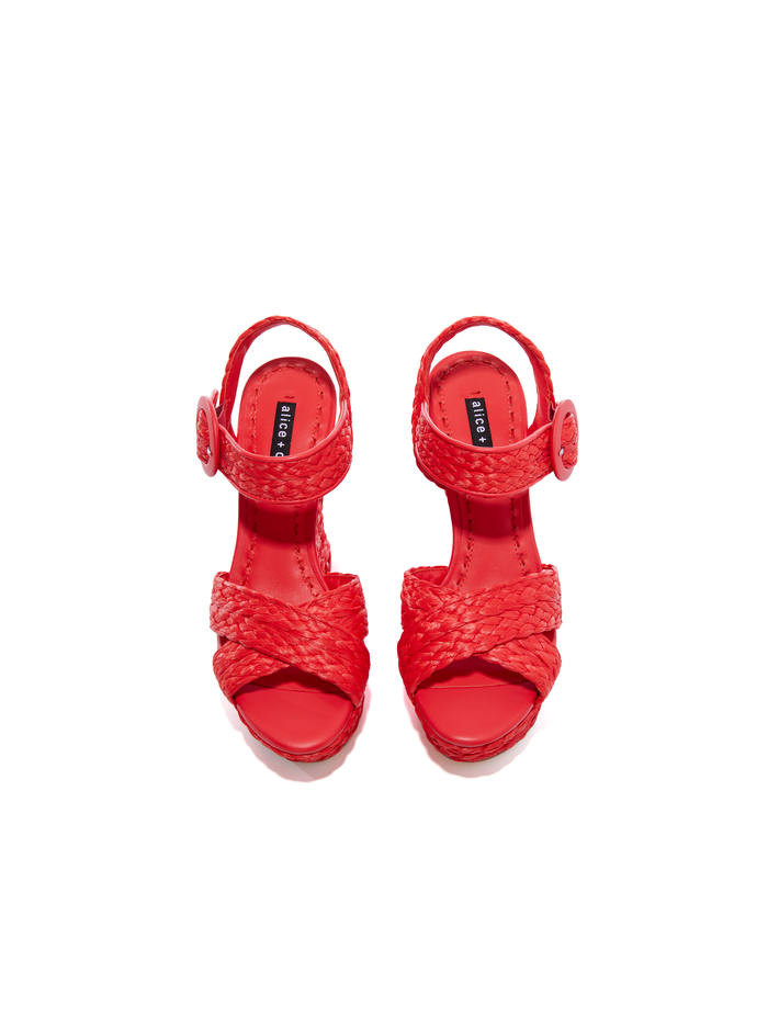 JOSIEY SANDAL - BRIGHT POPPY image 2 - Alice And Olivia