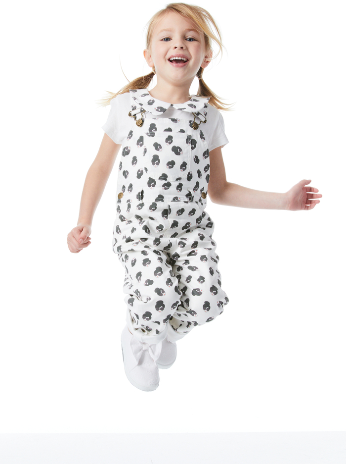 A+O x DOTTY DUNGAREES OVERALLS - STACE FACE image 4 - Alice And Olivia