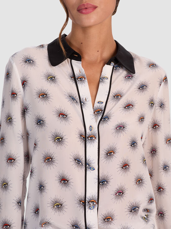 VISIONARY-WILLA SILK BLOUSE