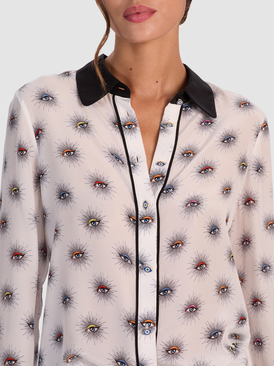VISIONARY-WILLA SILK BLOUSE