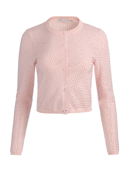 ENGLISH ROSE-CARSON EMBELLISHED CARDIGAN