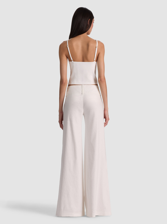 OFF WHITE-KELCEY LINEN VEST