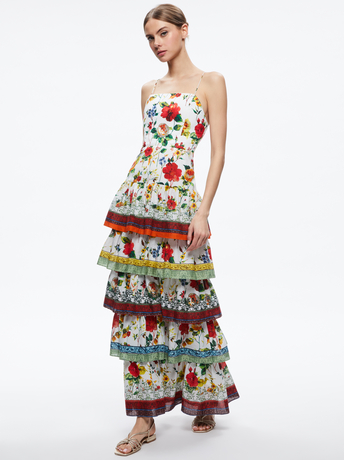 VALENCIA SPAGHETTI STRAP MAXI DRESS