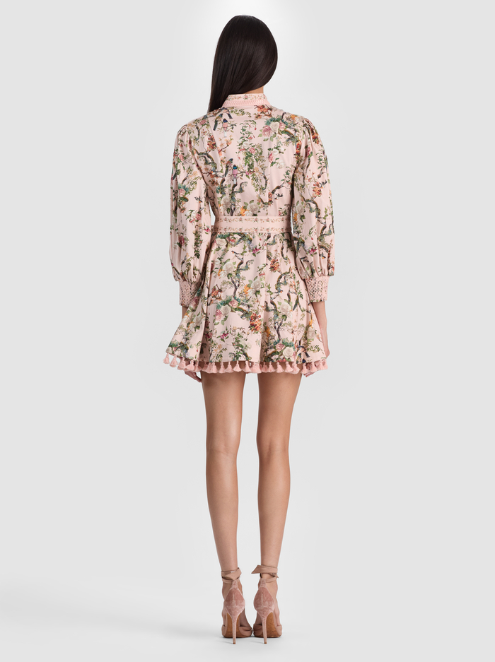 LUCY MINI SHIRT DRESS - SUNSET GROVE ENGLISH ROSE image 3 - ALICE + OLIVIA