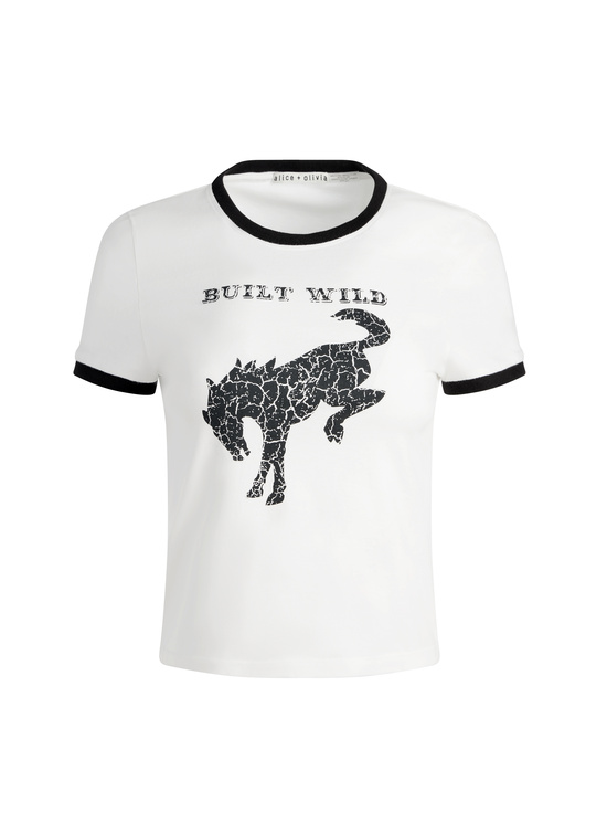 BUILT WILD-A+O X BRONCO ONIE BABY TEE