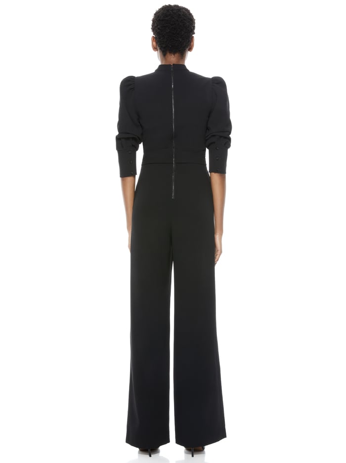 ALEXIS TIE WAIST JUMPSUIT - BLACK image 1 - ALICE + OLIVIA