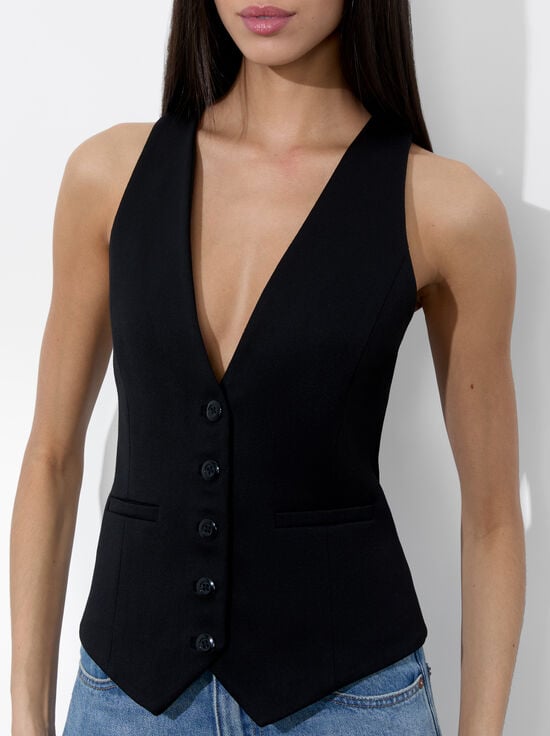 BLACK-MAZIE VEST