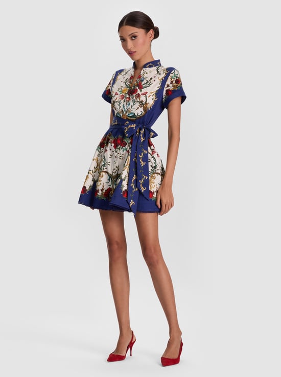 GILDED ROSE-LUCY MINI SHIRT DRESS