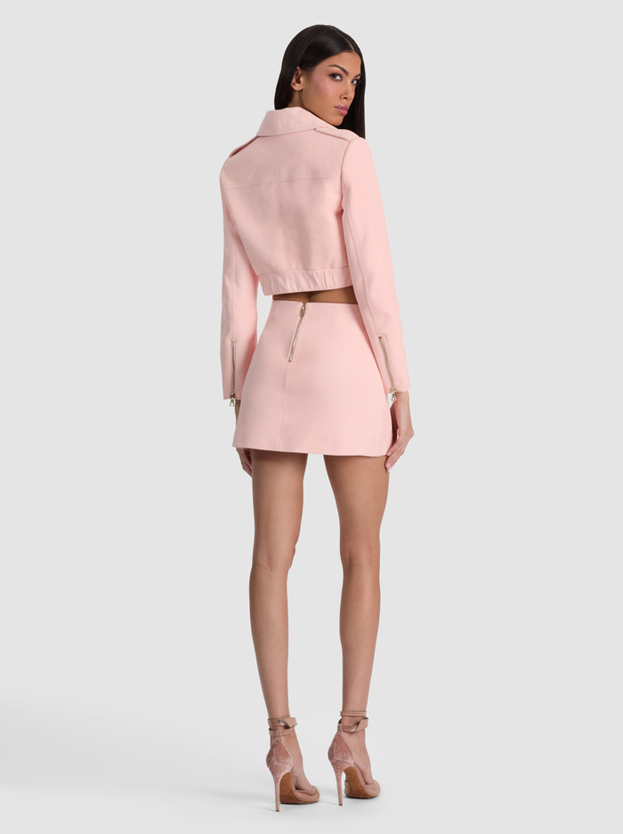 RILEY SUEDE MINI SKIRT - ENGLISH ROSE image 2 - ALICE + OLIVIA