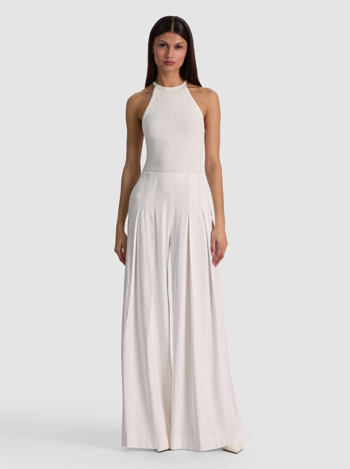 HENRY PLEATED PANT - OFF WHITE image 1 - ALICE + OLIVIA