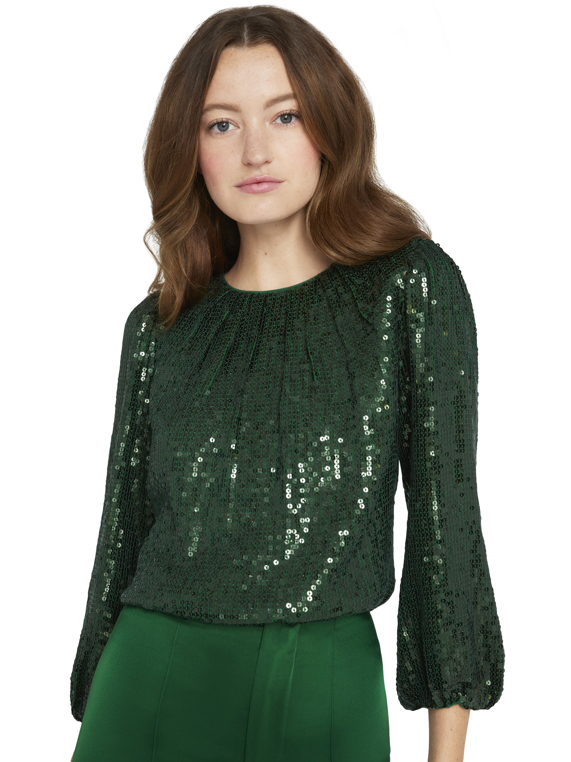 Alice and olivia sequin top online