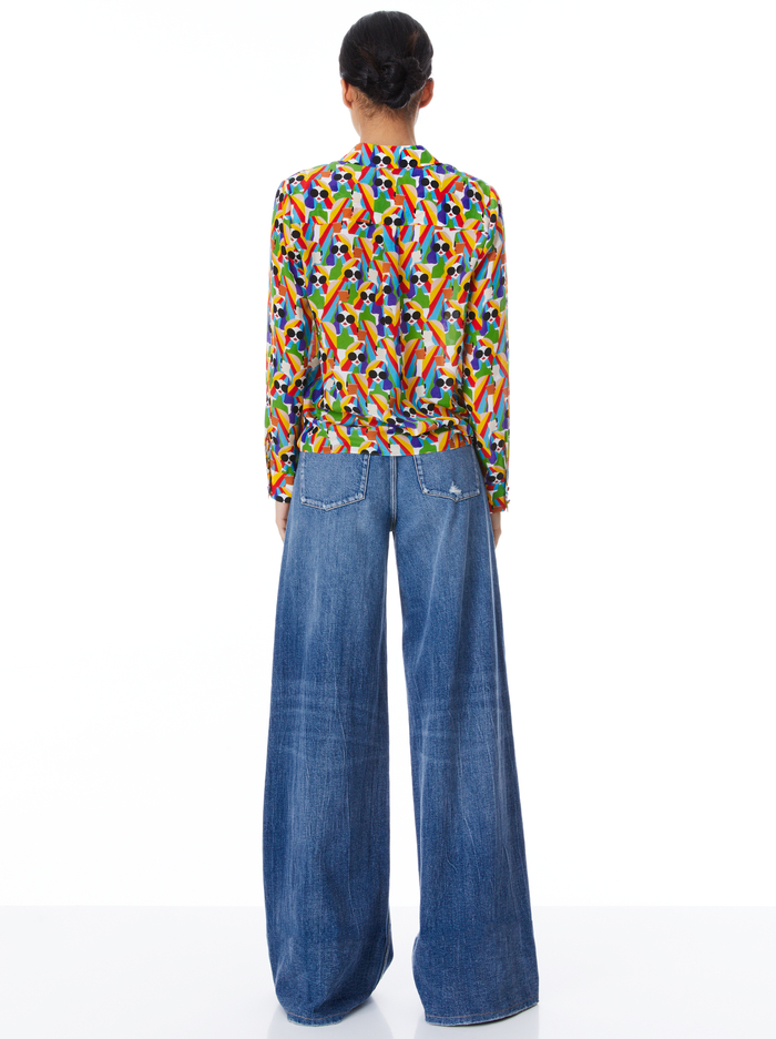 WILLA SILK BLOUSE - MOD STACE image 1 - ALICE + OLIVIA