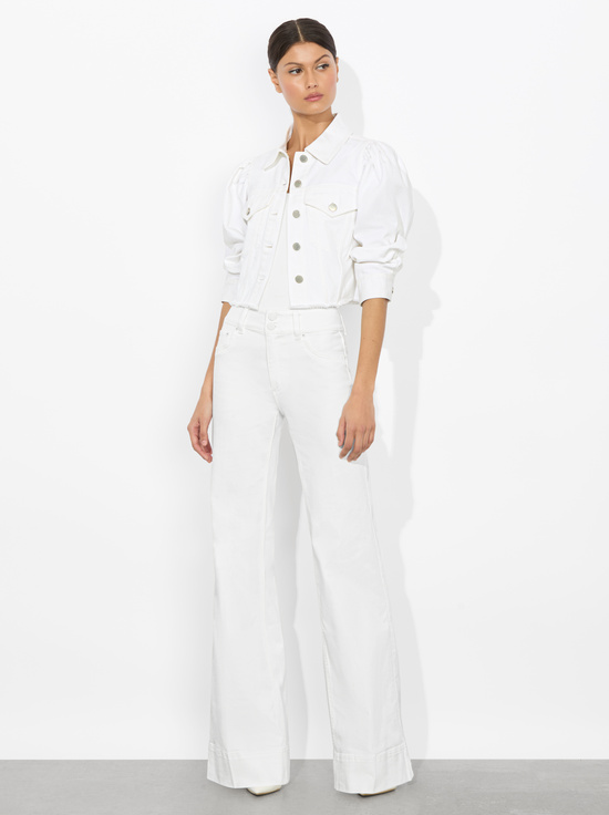 WHITE-LANA DENIM JACKET