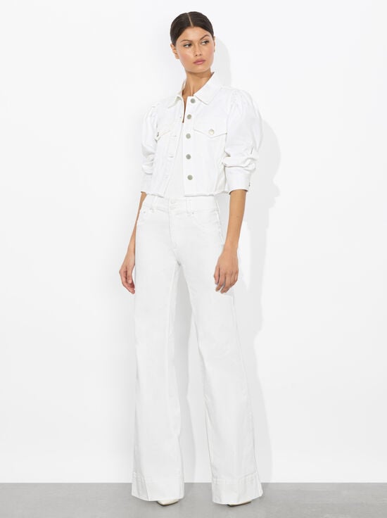 WHITE-LANA DENIM JACKET