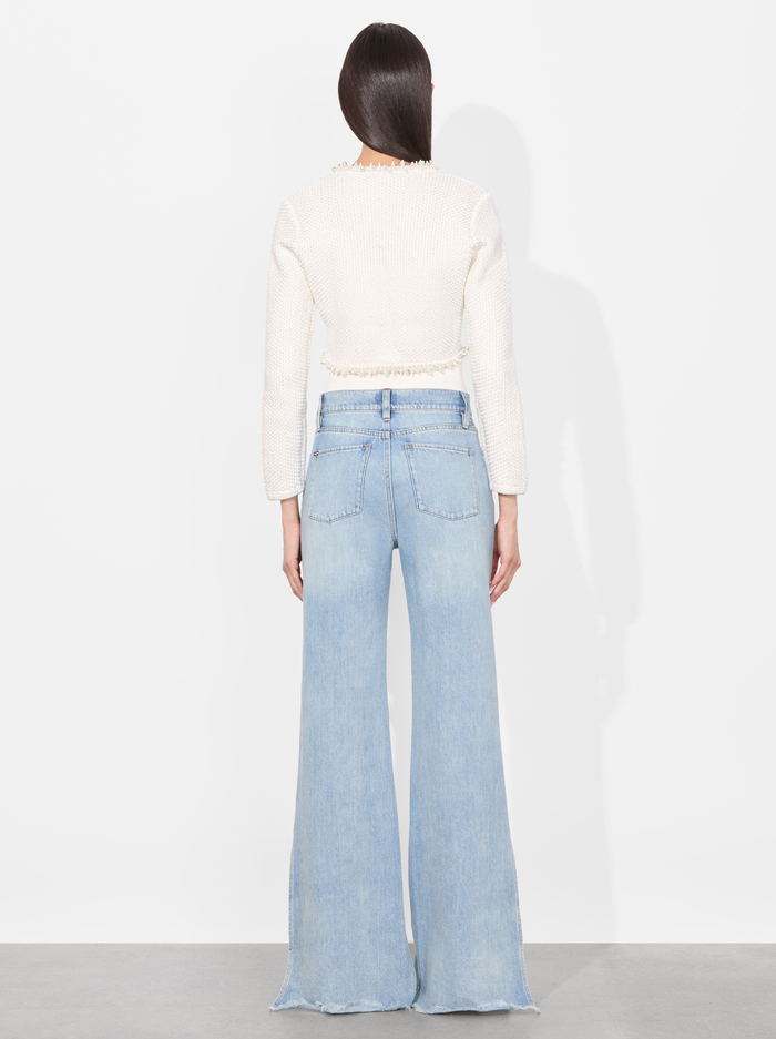 DUKE EMBELLISHED CARDIGAN - SOFT WHITE image 2 - Alice And Olivia