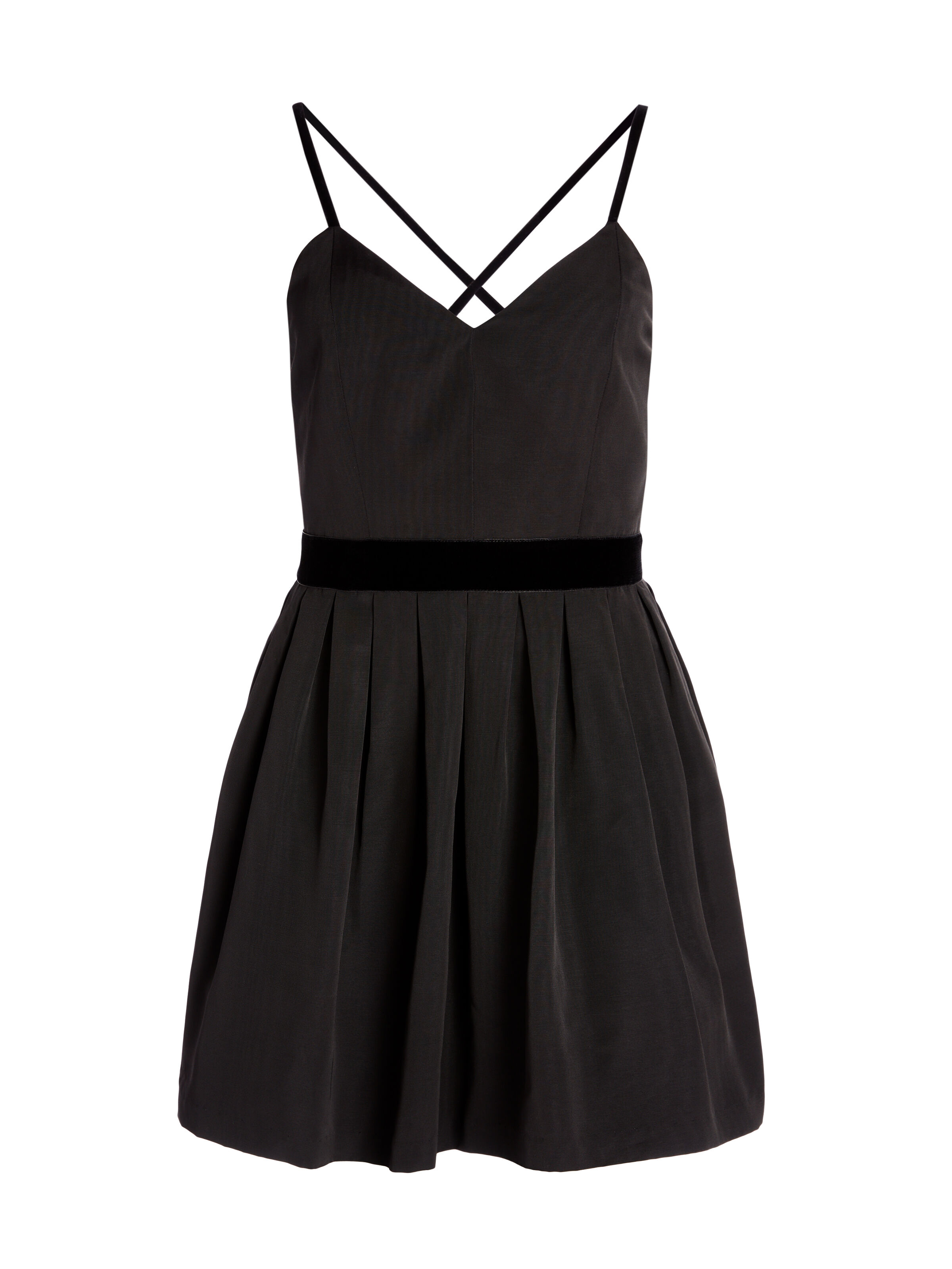 alice and olivia pleated dress