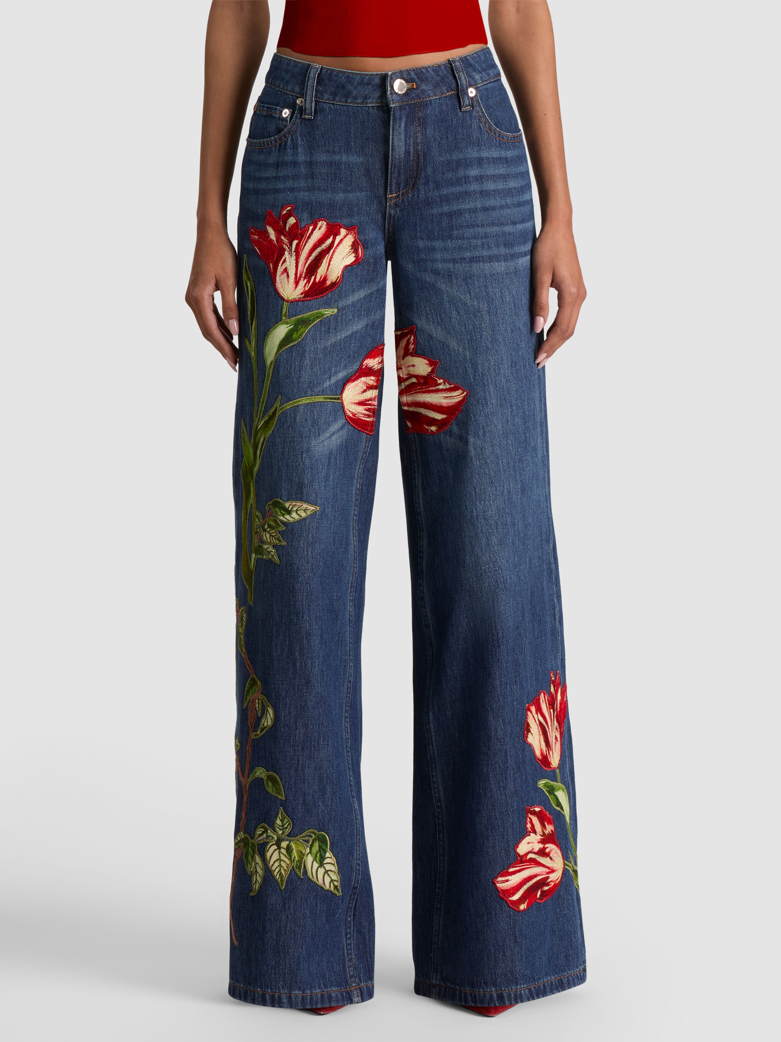 AMAZING JEAN in BROOKLYN BLUE | ALICE + OLIVIA