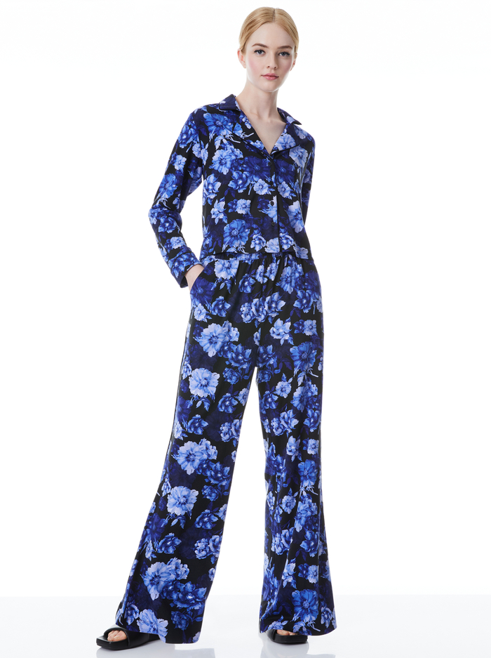 A+O X MASONGREY RILEY PJ SET - DREAM FLORAL ROYALTY image 2 - Alice And Olivia