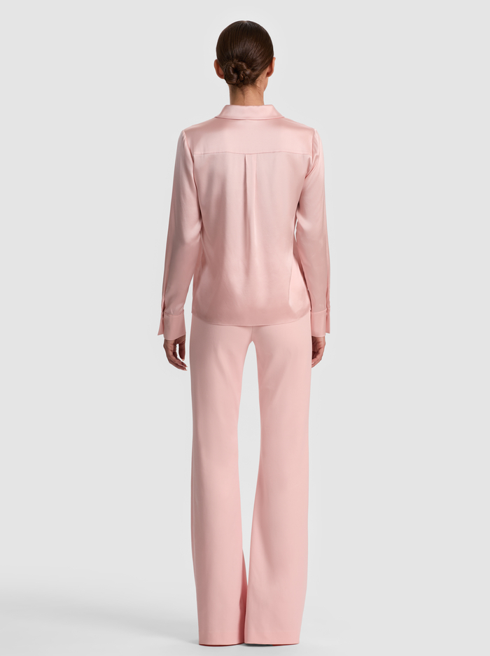 BRADY SLIM BUTTON DOWN - ENGLISH ROSE image 2 - ALICE + OLIVIA