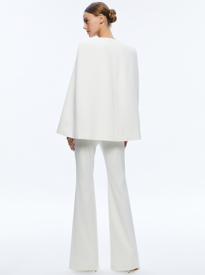 MARICA SQUARE NECK CAPE TOP - ECRU image 1 - Alice And Olivia