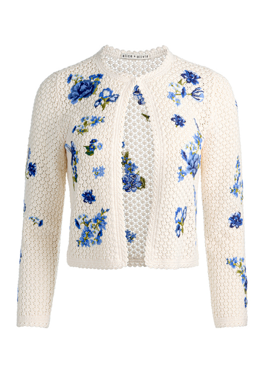 FLEUR DE PARIS-ANDERSON CROCHET CARDIGAN