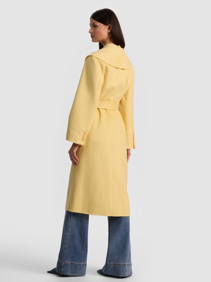 MARCELENE MIDI COAT - BUTTER image 2 - ALICE + OLIVIA