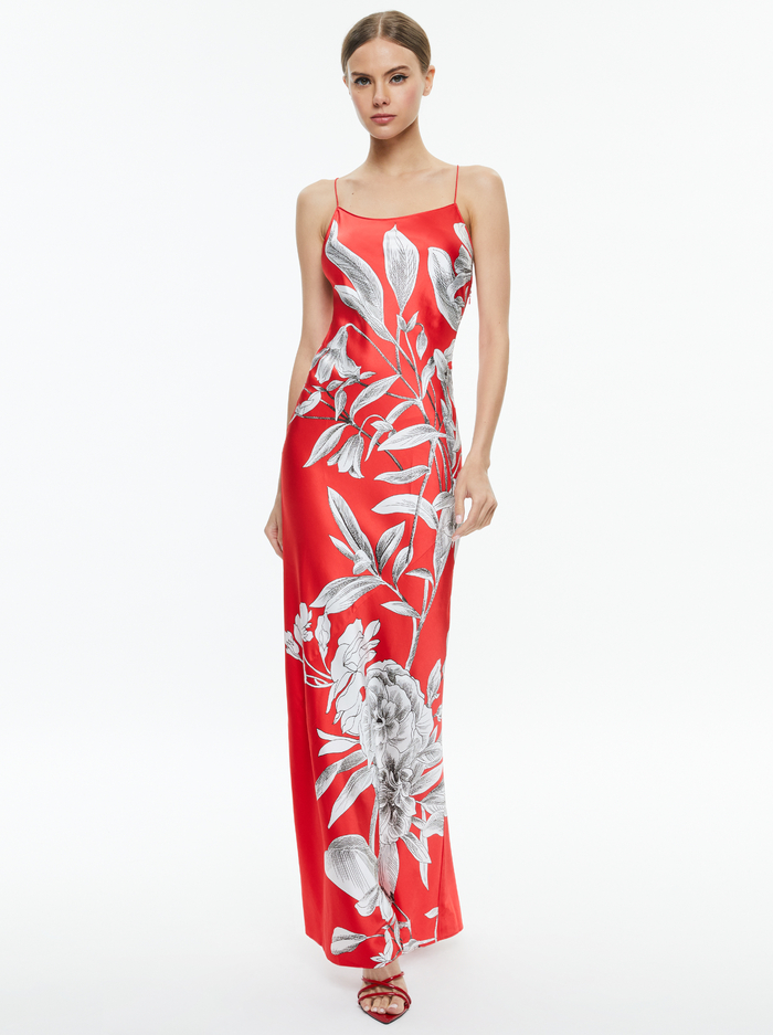 PALOMA CAMI MAXI SLIP DRESS - DRIFTING BY image 3 - Alice And Olivia