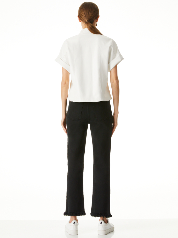 EDYTH VEGAN TOP - OFF WHITE image 1 - Alice And Olivia