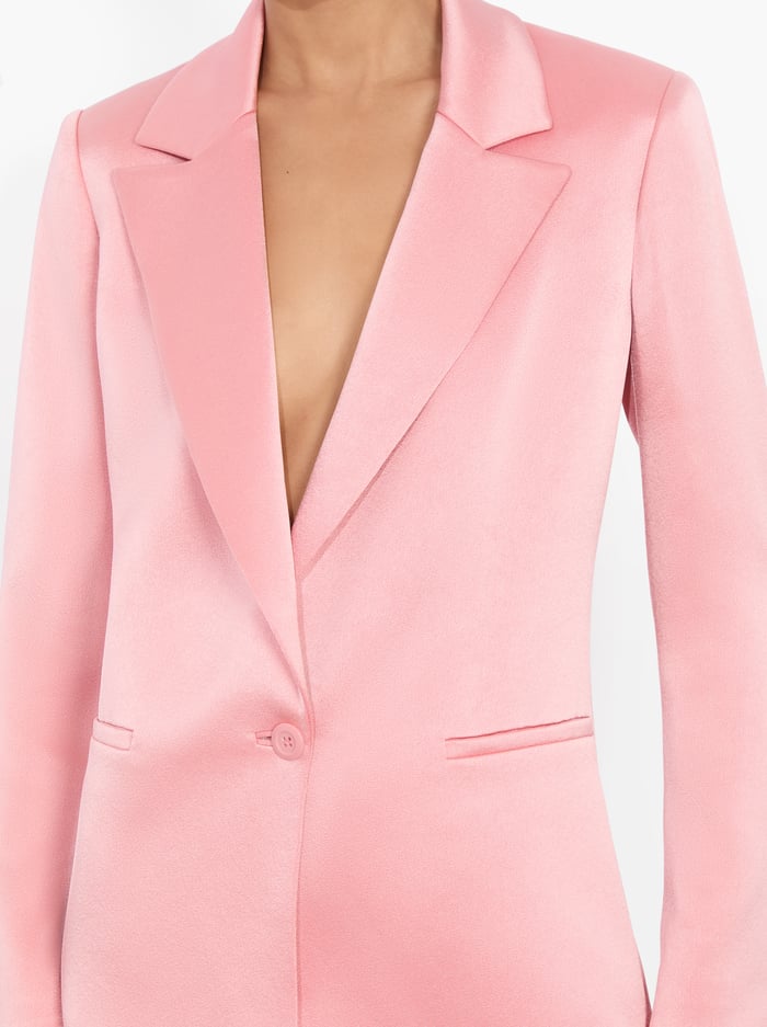 DENNY BOYFRIEND BLAZER - DUSTY ROSE image 3 - Alice And Olivia
