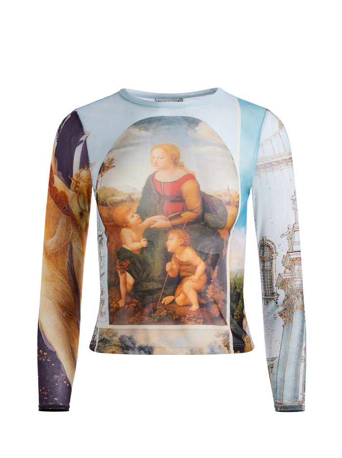 DELAINA MESH CROP TOP - SUNDAY DREAMING image 5 - ALICE + OLIVIA