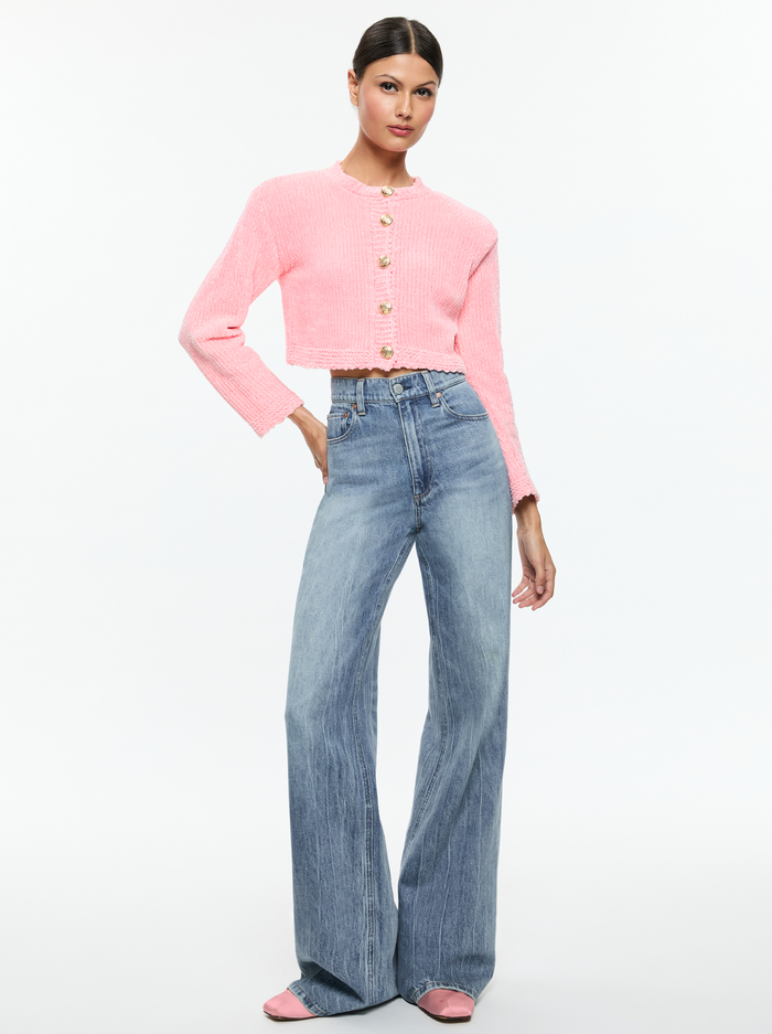 BREANNA CARDIGAN - ROSE QUARTZ image 4 - Alice And Olivia