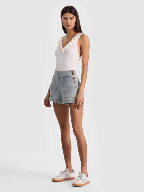 ROCKSTAR BLUE-DONALD JEAN SHORT