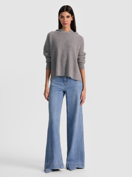 MEDIUM HEATHER GREY-EMMANUELLE CASHMERE HOODIE