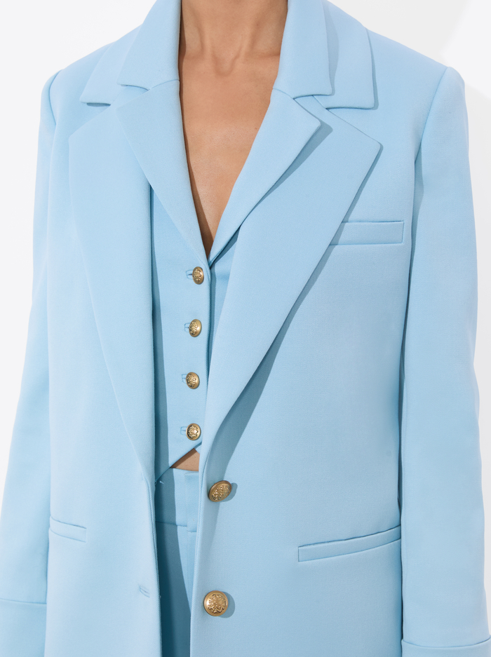 MARGOT BLAZER - MINERAL BLUE image 3 - Alice And Olivia
