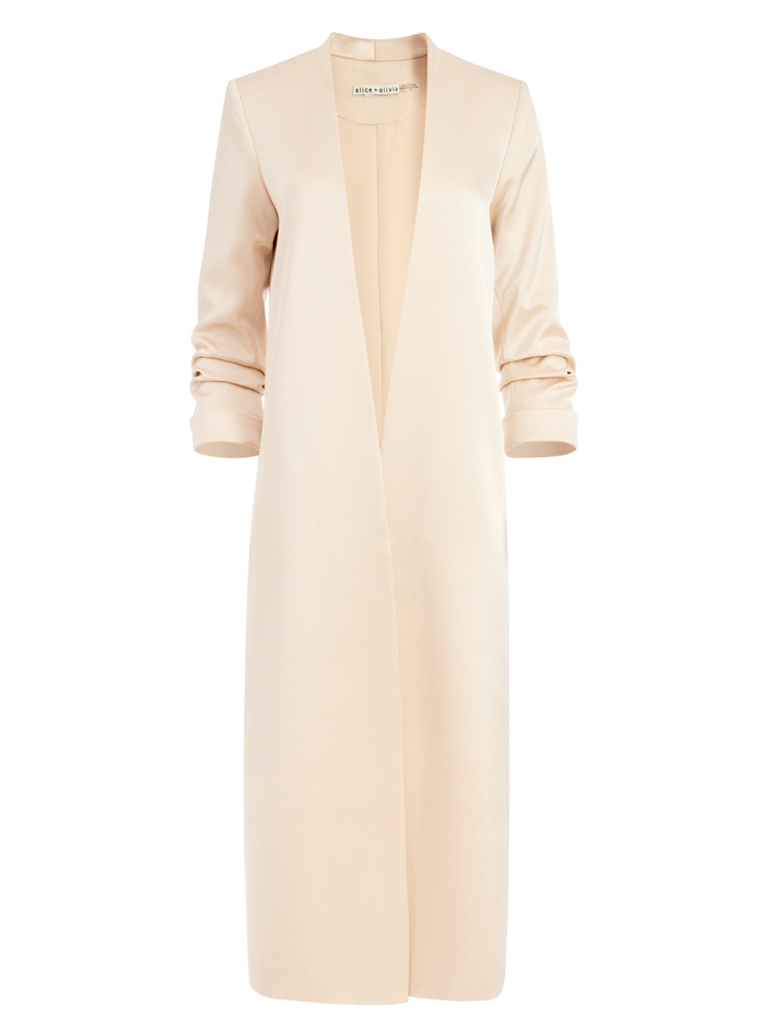 LINDA SCRUNCH SLEEVE COAT - SEPIA image 5 - Alice And Olivia